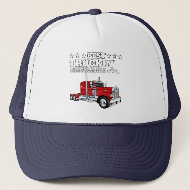 Gorra De Camionero El mejor esposo de camionetas. (Anverso)