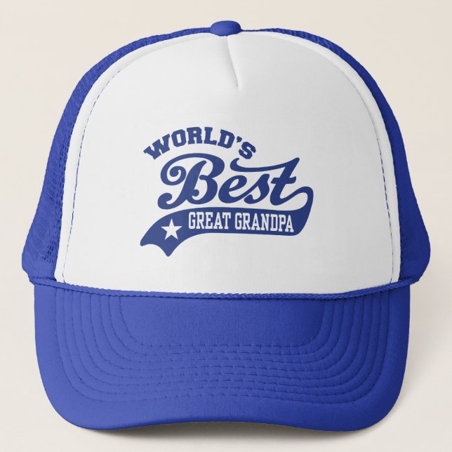 Gorra De Camionero El mejor gran abuelo del mundo (Anverso)