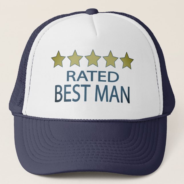 Gorra De Camionero El mejor hombre de cinco estrellas (Anverso)