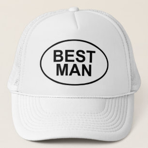 Gorra De Camionero El mejor hombre que casa óvalo