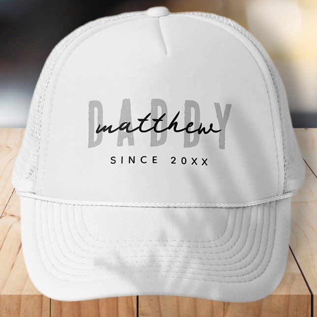 Gorra De Camionero El mejor papá de la época moderna elegante, simple (Subido por el creador)