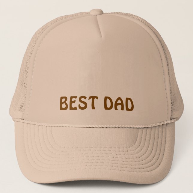 Gorra De Camionero El mejor papá de todos (Anverso)