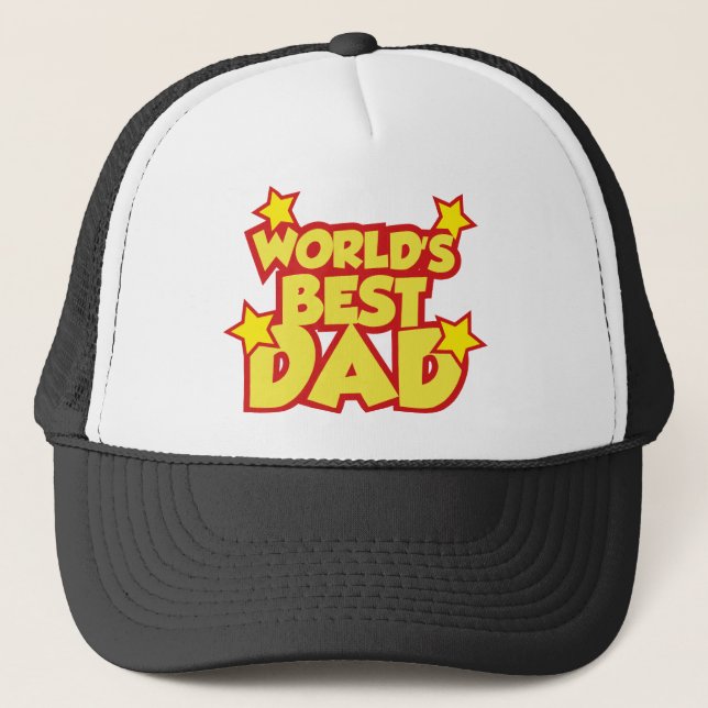 Gorra De Camionero El mejor papá del mundo (Anverso)