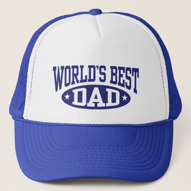 Gorra De Camionero El mejor papá del mundo (Anverso)