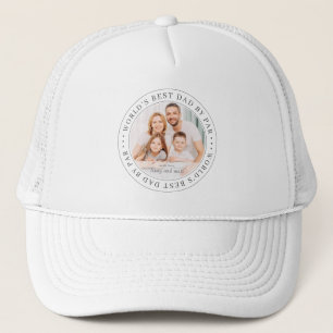 Gorra De Camionero El mejor papá del mundo por Par Classic Simple Pho
