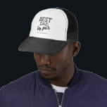 Gorra De Camionero El mejor papá del Personalizado de tipografía Par<br><div class="desc">Celebra el amor de tu padre por el golf con nuestro gorra de papá, el mejor papá de Par, una tipografía moderna. Este elegante y confortable gorra presenta un diseño elegante con tipografía contemporánea, lo que lo convierte en el regalo perfecto para cualquier padre amante del golf. Muestre su aprecio...</div>