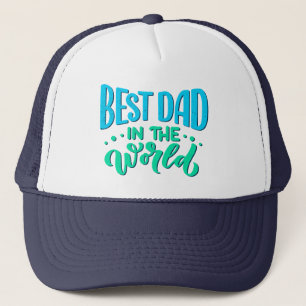 Gorra De Camionero El mejor papá en el acuario verde del mundo