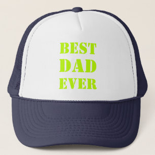 Gorra De Camionero El mejor papá jamás verde azul marino Día del P