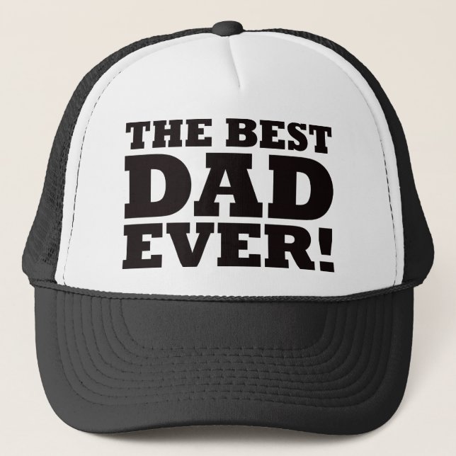 Gorra De Camionero El mejor papá nunca (Anverso)