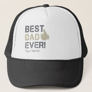 Gorra De Camionero El mejor papá para el ascenso de la cosecha del Dí