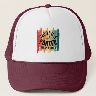 GORRA DE CAMIONERO EL MEJOR PEDORRERO DEL MUNDO QUIERO DECIR PADRE 