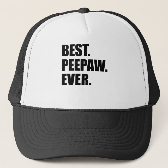 Gorra De Camionero El mejor Peepaw nunca (Anverso)