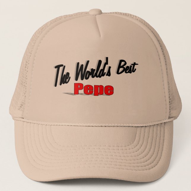 Gorra De Camionero El mejor PePe del mundo (Anverso)