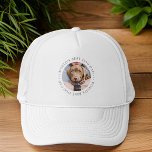 Gorra De Camionero El mejor perro del mundo, papá elegante, simple fo<br><div class="desc">Este diseño simple y clásico está compuesto por tipografía de la síspera y agrega una foto personalizado.</div>