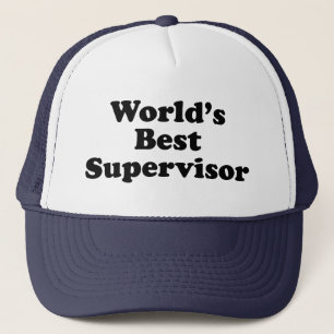 Gorra De Camionero El mejor supervisor del mundo