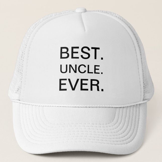 Gorra De Camionero El mejor tío de todos (Anverso)
