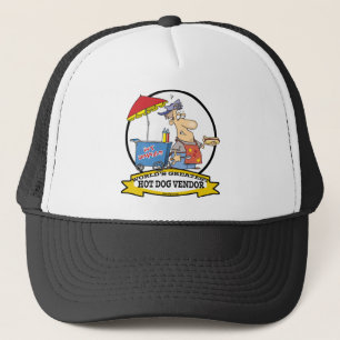 GORRA DE CAMIONERO EL MEJOR VENDEDOR DE HOT DOGS DEL MUNDO HOMBRES DI