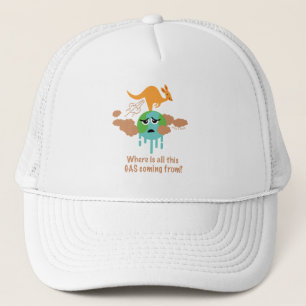 Gorra De Camionero El metano del canguro Fart