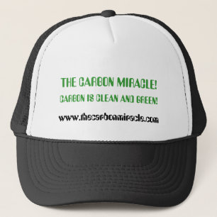 GORRA DE CAMIONERO ¡EL MILAGRO DEL CARBONO! ¡, EL CARBONO ES LIMPIO