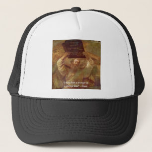Gorra De Camionero El Moisés de Rembrandt y cita bíblica