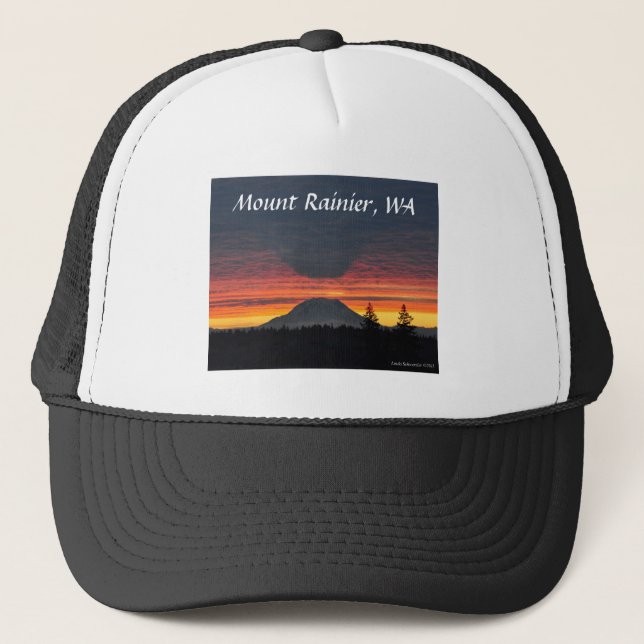 Gorra De Camionero El Monte Rainier y su sombra (Anverso)