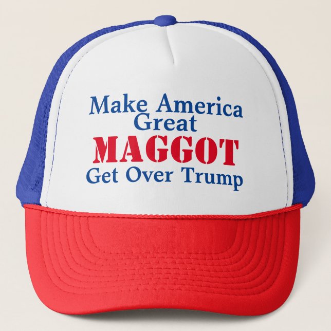 Gorra De Camionero El movimiento MAGGOT hace que Estados Unidos sea g (Anverso)