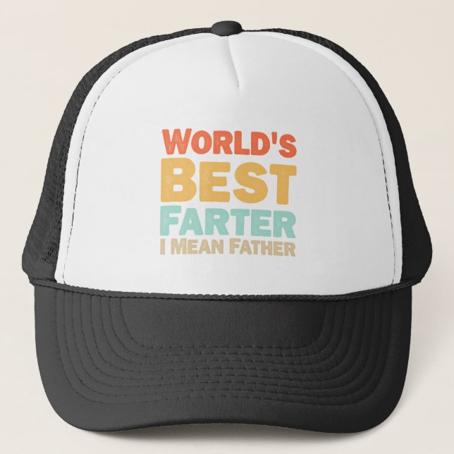 Gorra De Camionero El mundo más lejos me refiero a padre (Anverso)