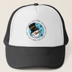 Gorra De Camionero El muñeco de nieve lo dejó nevar