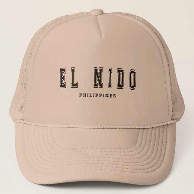 Gorra De Camionero EL Nido Filipinas (Anverso)
