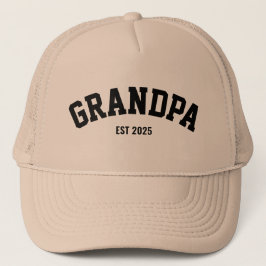 Gorra De Camionero El nuevo abuelo personalizado celebra el día del p