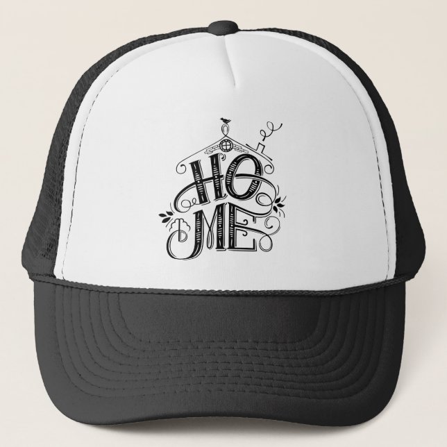 Gorra De Camionero El nuevo gráfico de la celebración del hogar (Anverso)