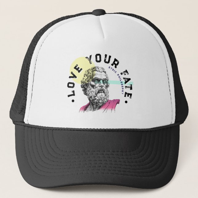 Gorra De Camionero El Obstáculo Es El Camino - Cita De Marcus Aureliu (Anverso)