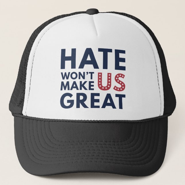 Gorra De Camionero El odio no nos hará grandes (Anverso)