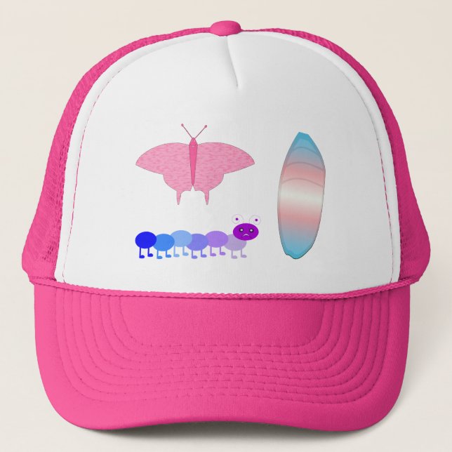 Gorra De Camionero El orgullo transgénero LGBTQIA desciende a la mari (Anverso)