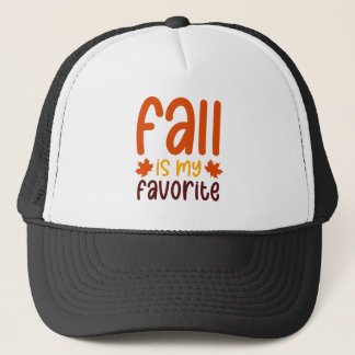 Gorra De Camionero El otoño es mi favorito - Diseño de cita otoñal ac
