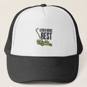 Gorra De Camionero El padre corta el césped mejor Camiseta diseño de 