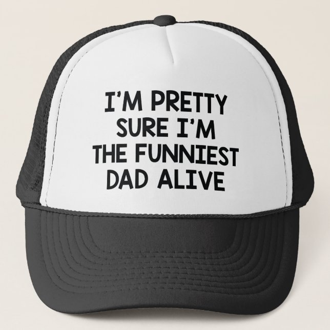 Gorra De Camionero El padre gracioso vivo (Anverso)