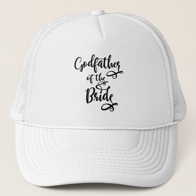Gorra De Camionero El padrino de la novia (Anverso)