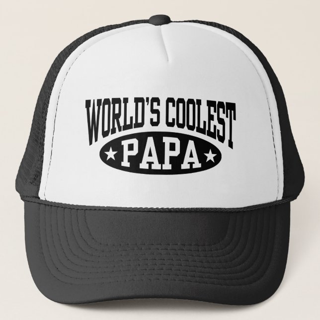 Gorra De Camionero El papá más frío del mundo (Anverso)
