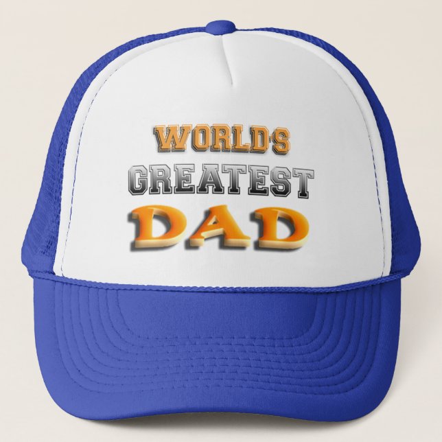 Gorra De Camionero El papá más grande del mundo (Anverso)