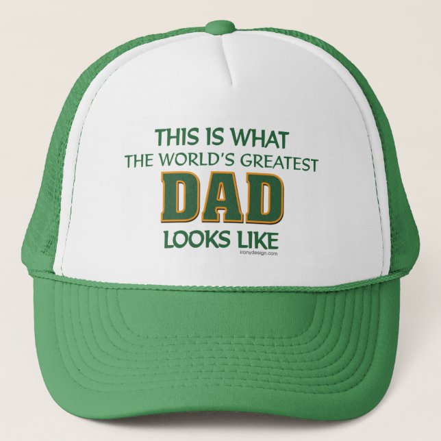 Gorra De Camionero El papá más grande del mundo (Anverso)