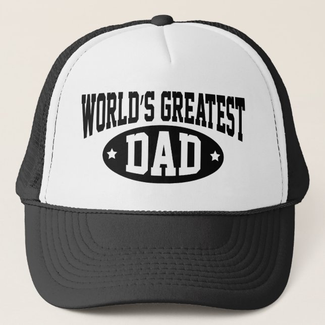 Gorra De Camionero El papá más grande del mundo (Anverso)