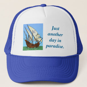 Gorra De Camionero El paraíso del pirata en el mar