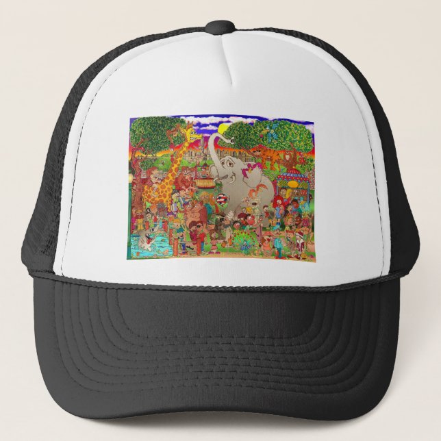 Gorra De Camionero El parque zoológico de Bronx libertado (Anverso)
