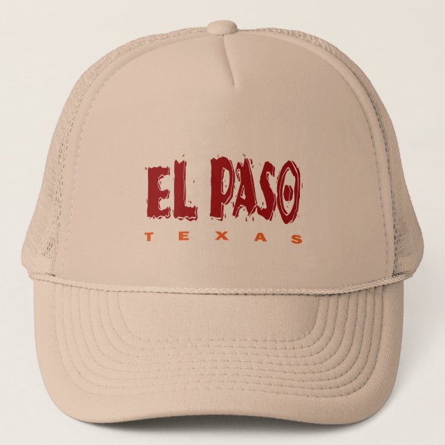 GORRA DE CAMIONERO EL PASO, TEJAS (Anverso)