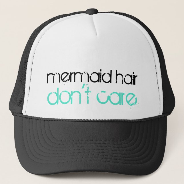 Gorra De Camionero El pelo de la sirena no cuida vacaciones (Anverso)
