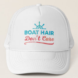 Gorra De Camionero El "pelo del barco no cuida "