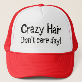 Gorra De Camionero El pelo loco no importa el humor del día