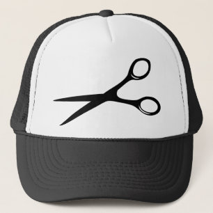 Gorra De Camionero el peluquero del peluquero scissors negro