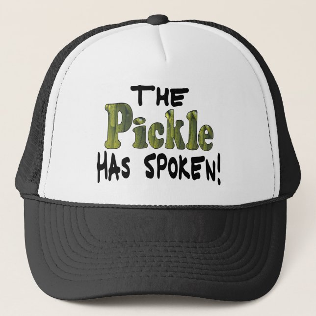 Gorra De Camionero El Pepinillo Hablado (Anverso)
